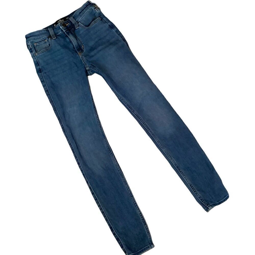 Hollister High Rise Super Skinny Blue Jeans Size 24R - Picture 7 of 7